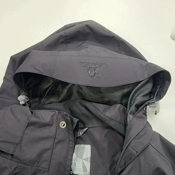 Camel Men's XXL Windbreaker Full Zip Hoodie Gray Jacket - Picture 6 of 11